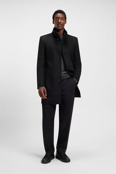 ΠΑΛΤΟ BOSS - 001 ΜΑΥΡΟ